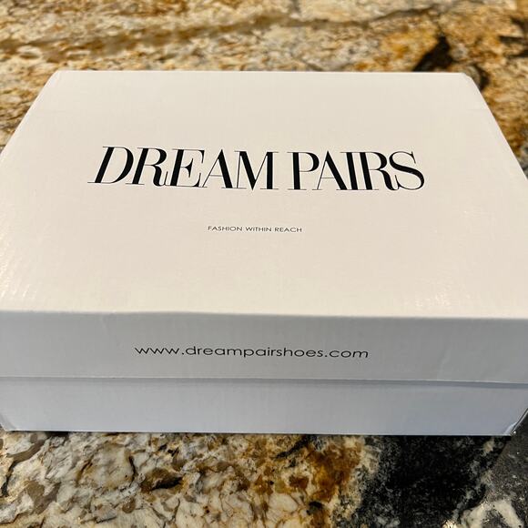 NWT Dream Pairs Black Suede Hi-Chunk High Heel Pump Sandals - SIZE 8 - Picture 12 of 13